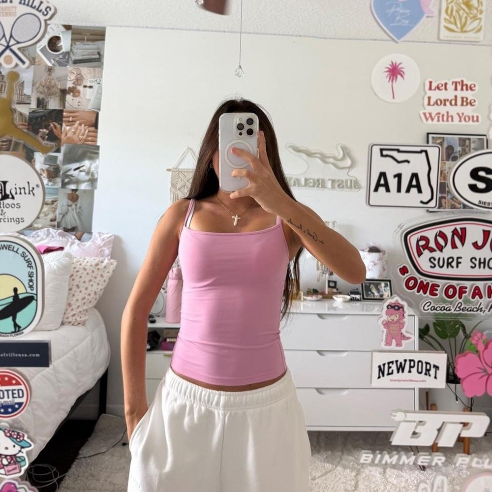 Garage sleek scoop neck tank top